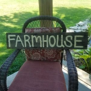 FARMHOUSE HAND MADE Barnwood Sign